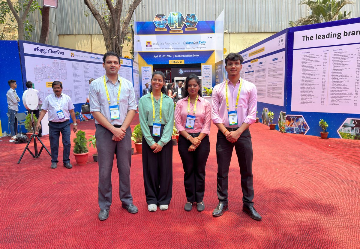 #tbt Nanomedicine Research Group at the Mumbai Edition of Analytica Anacon India &amp; the India Lab Expo 2024 at the Bombay Exhibition Centre (BEC) - the epicenter of the latest advancements in lab tech, biotech &amp; analysis tools. #BiggerThanEver @indialabexpo1