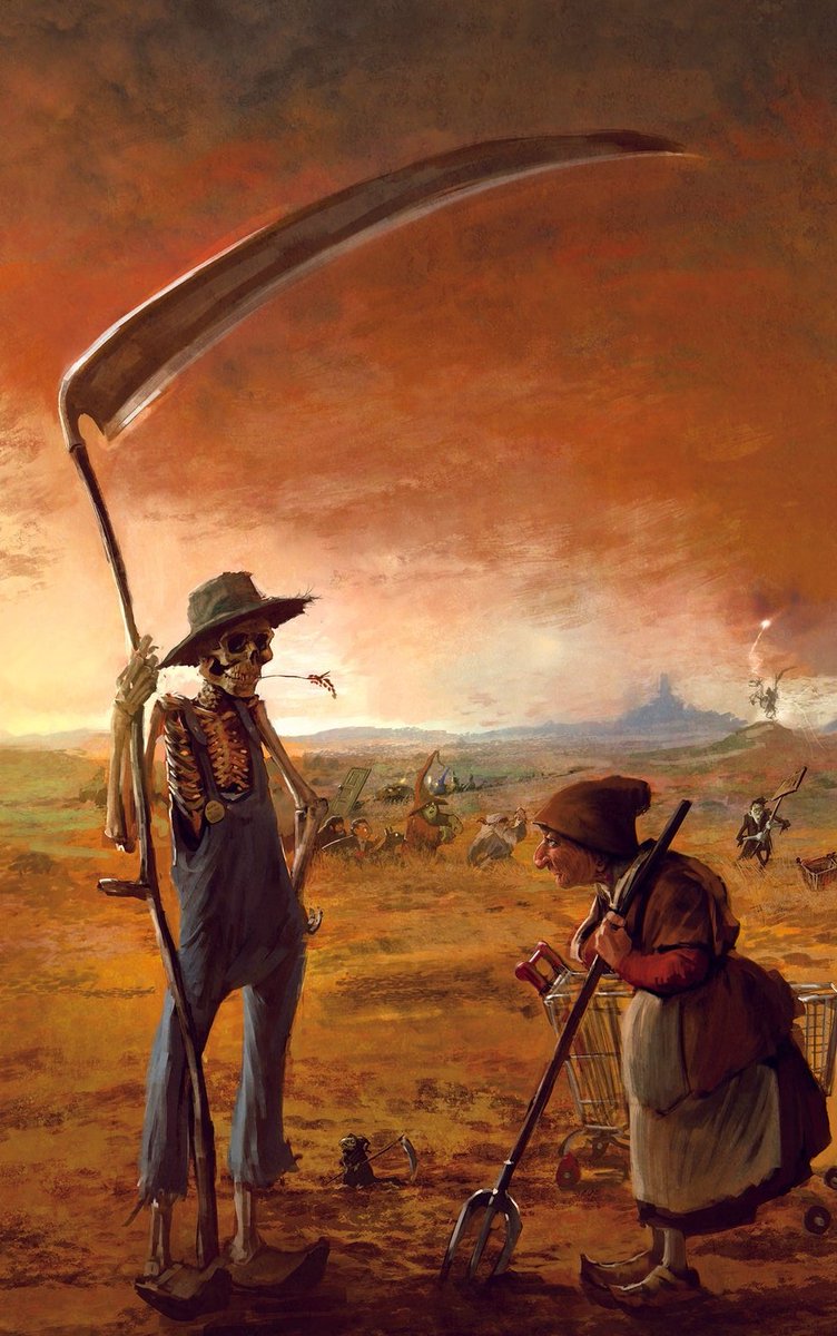 Brick-Morpork (@brickmorpork) on Twitter photo "No one is actually dead until the ripples they cause in the world die away..."
- Reaper Man -
#GNUTerryPratchett <a href="/kemar74/">Marc Simonetti</a> #Discworld "No one is actually dead until the ripples they cause in the world die away..."
- Reaper Man -
#GNUTerryPratchett <a href="/kemar74/">Marc Simonetti</a> #Discworld