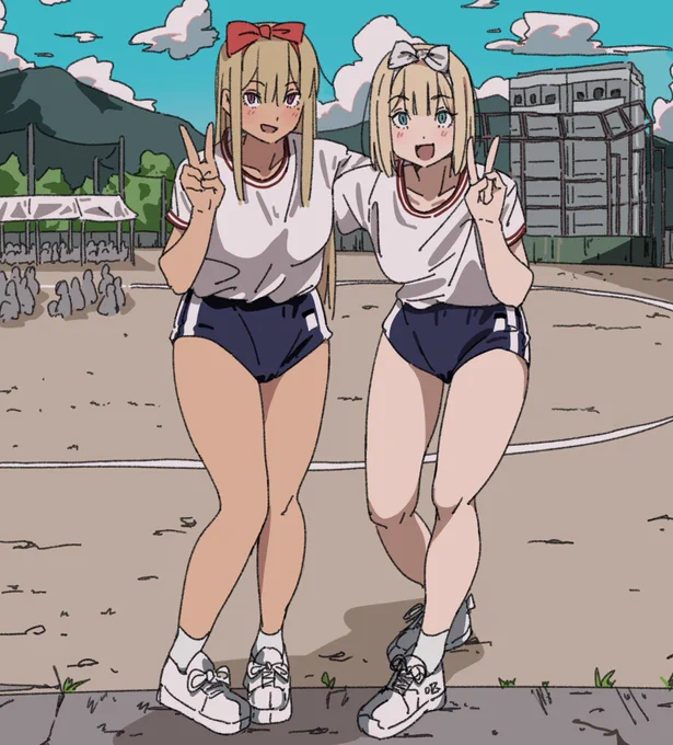 skebリクエストありがとうございます!体育祭後の女の子描かせていただきました 