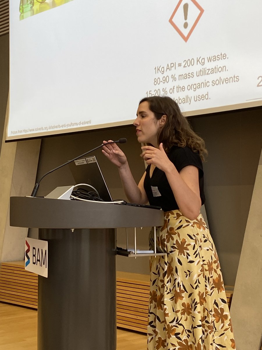 Dr. Lucia Casali @casali_lucia (Federal Institute for Materials Research and Testing) <a href="/BAMResearch/">BAM_DE</a> explains how to break the wall of pharmaceutical manufacturing by using innovative mechanochemical processes to synthesize green active pharmaceutical ingredients.
@FallingWallsLab