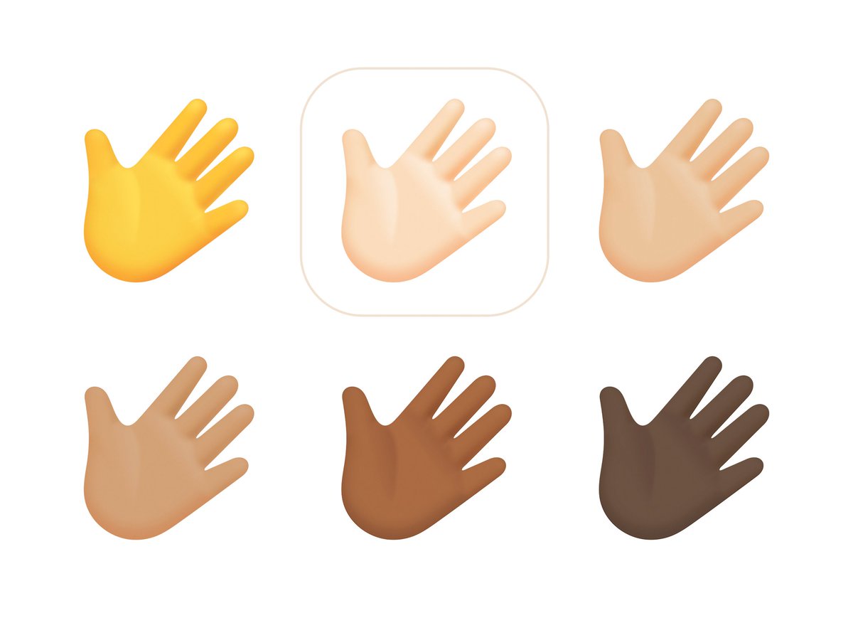visualswork's tweet image. Waving hands for Howdy app. Was interesting to know how skin color is graded by #Fitzpatrick grade and how differently all major companies(apple, samsung, microsoft etc) implement it