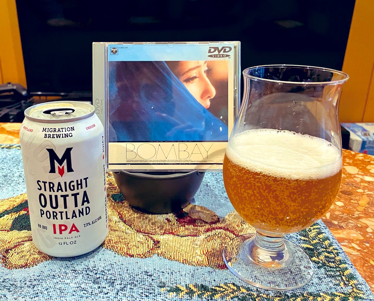 akitos4's tweet photo. オレゴン州ポートランドでも実力派の #MigrationBrewing の
#StraightOuttaPortland
駆け落ちしてボンベイにMigration(移行)した、ヒンディ男子とムスリム女子の禁断の恋を描いたコチラの映画とコラボ
#ボンベイ
https://t.co/aMJFmA1jVk
前半ラブコメ。後半は実際の「ボンベイ暴動」 https://t.co/2JnF8iSGlx