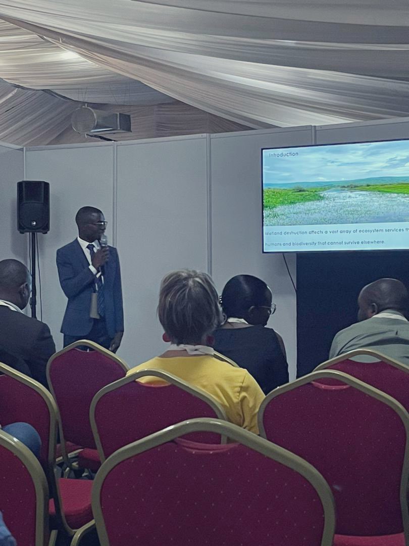 mindje's tweet photo. Thrilled about presenting the works we have been doing for the Rugezi Wetland biodiversity assessment during the @theATBC 2024 being held in #Rwanda. Thanks to the @RwandaWildlife @NatGeo. https://t.co/FP0nEQ35qi