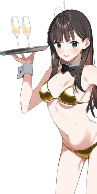 金ビキニ初めて描いた(かも～～～ 