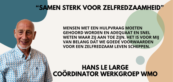 BARidderkerk's tweet photo. Hans is al langer lid van de Burgeradviesraad. Vanuit zijn expertise en ervaringen zet hij zich in voor werkgroep WMO. https://t.co/4xzfzneDBh