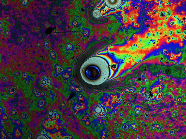 Materials Science at UD (@udmseg) on Twitter photo We are thrilled to announce the winner of the 2024 <a href="/udmseg/">Materials Science at UD</a>'s #ArtInMaterials: Zachary Swain's "Meteor". This stunning piece features polarized optical microscopy of a PS-b-PEO block copolymer thin film and aggregate particle, capturing turbulent eddies during spin-casting We are thrilled to announce the winner of the 2024 <a href="/udmseg/">Materials Science at UD</a>'s #ArtInMaterials: Zachary Swain's "Meteor". This stunning piece features polarized optical microscopy of a PS-b-PEO block copolymer thin film and aggregate particle, capturing turbulent eddies during spin-casting