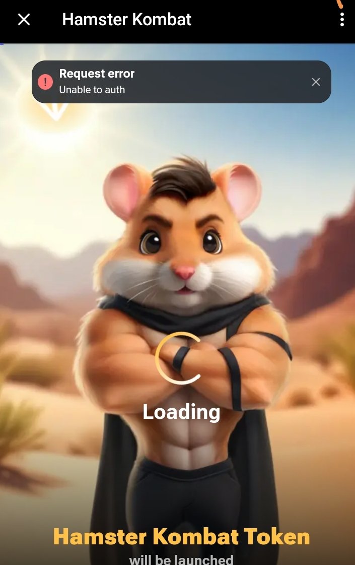 cyrptoguy254's tweet photo. Fellow ceos do you experience request error when trying to load your hamster Kombat
#HamsterKombat #requesterror #unabletoauth https://t.co/5bAZjUc6lD