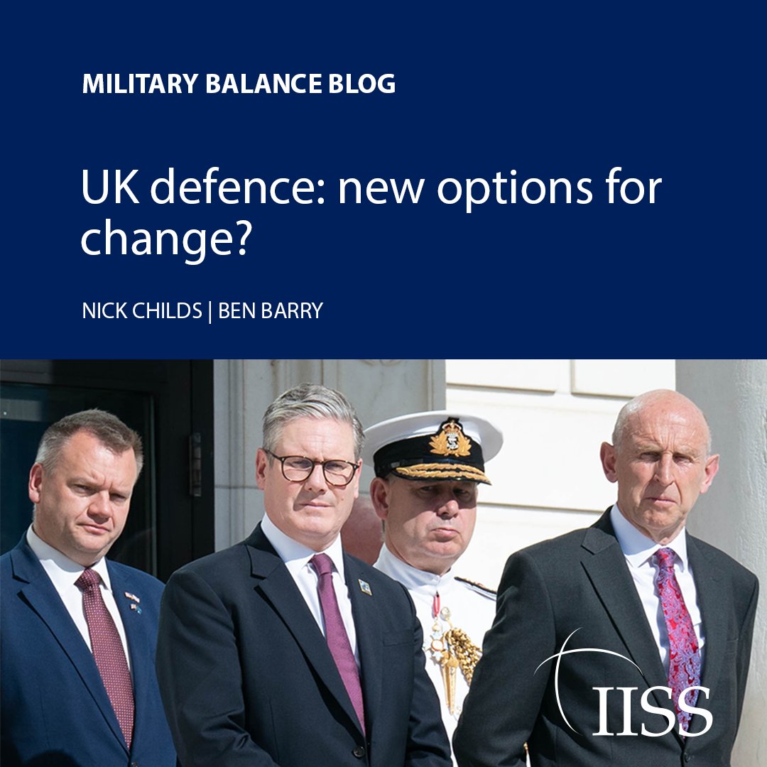 'While Britain has some highly regarded capabilities, it also has forces that are smaller than in other major European states. And, without additional funding, capability and readiness will likely fall further.'

 #MilitaryBalance analysis: go.iiss.org/4eVT4P3