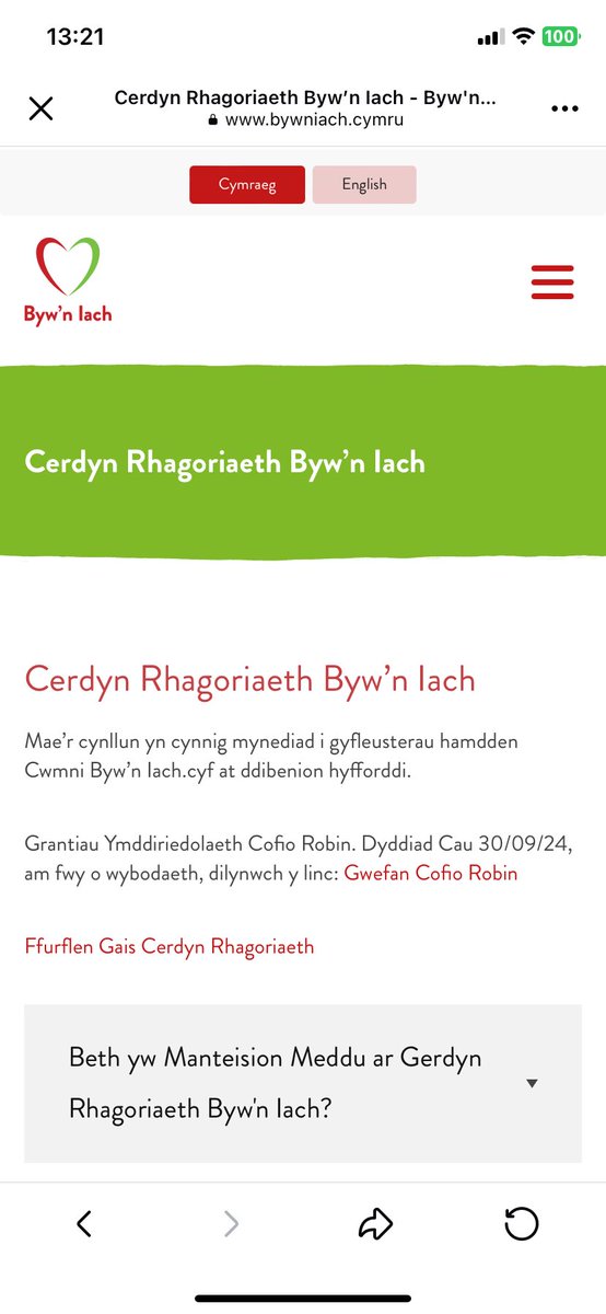 cofiorobin's tweet photo. Falch gweld partneriaeth cryf gyda @BywnIachCymru i hyrwyddo cyfleon i athletwyr ifanc gwella ei hunain, trwy amlygu ein elusen ar ei gwefan.

Proud to see the strong partnership we have with Gwynedd’s leisure service to promote opportunities to young athletes https://t.co/TQMYM7llOe