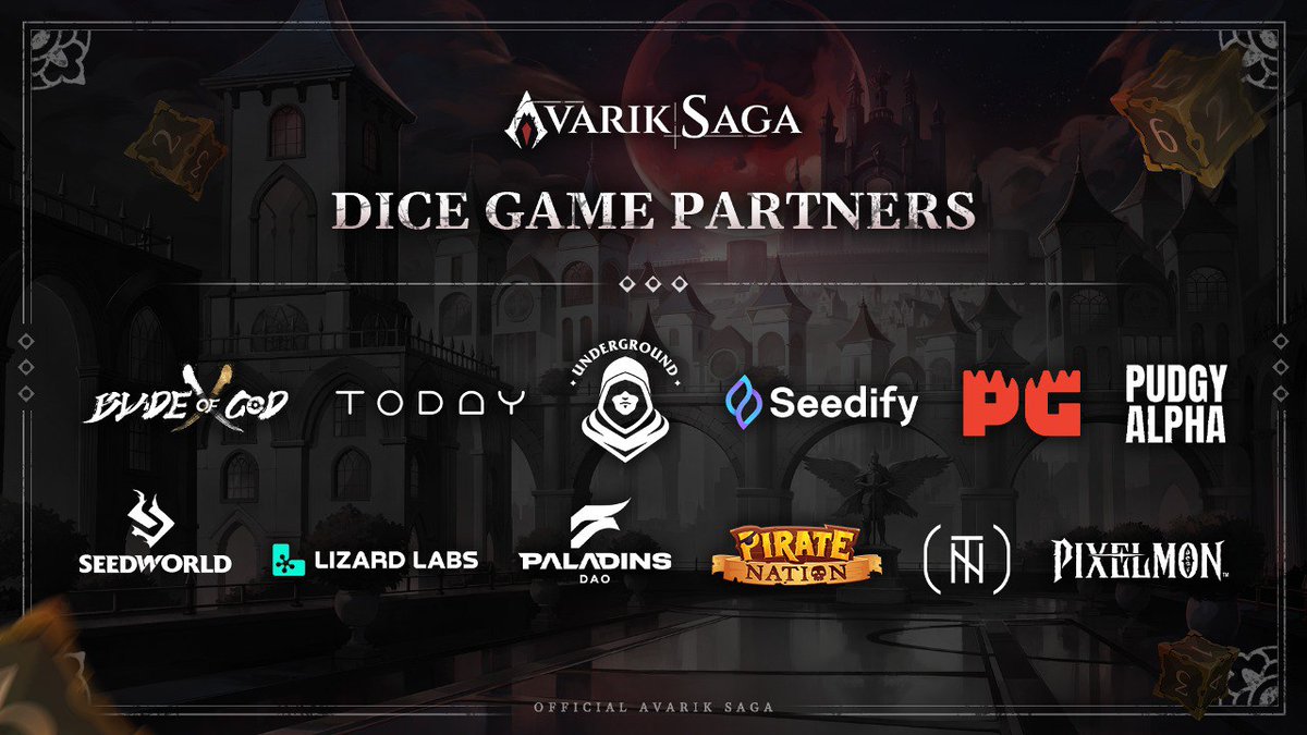 Roll the dice with our new partners 🎲

We’re excited to announce an epic collaboration with some of the best waifu-lovers in the game! 

Enter: avariksaga.com/blessings/dice…

∘ 50 dice for all members 🎲
∘ Exclusive maps with higher points 📈
∘ $AVRK Arcane Packs per community 💎