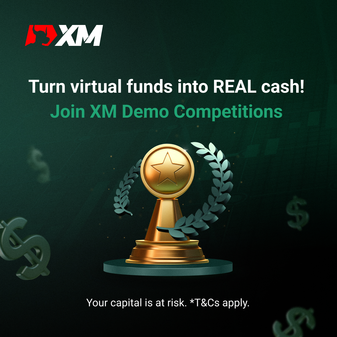 XM_COM's tweet photo. Compete risk-free in this monthโs XM Demo Competitions!
Weโre giving away $10,000 in real cash prizes each week ๐ Link in bio
#XM #XMDemoCompetitions #TradingCompetitions #TradingPrizes https://t.co/9XXqhvWvOo