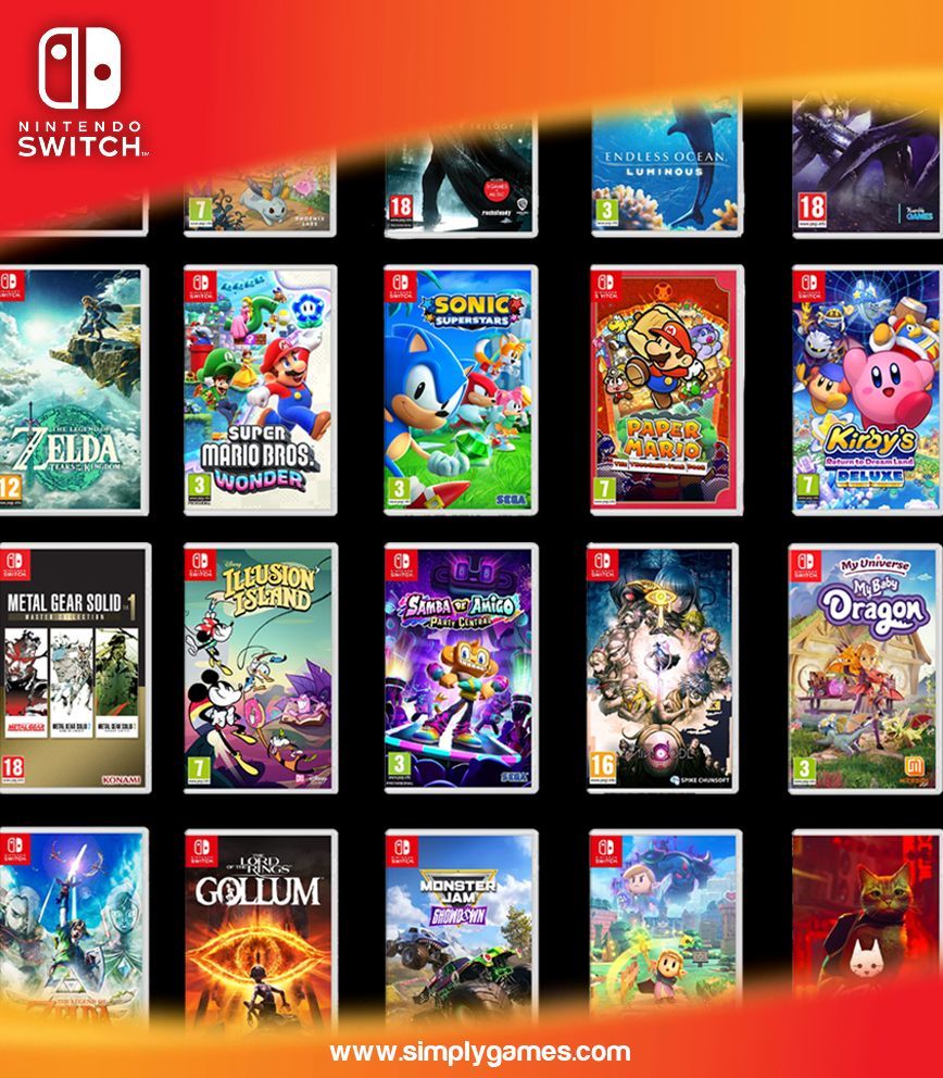 🎮 Ready to level up your gaming experience? From the hottest released titles to the most anticipated upcoming games, we’ve got you covered! 🚀 Explore our epic selection of Nintendo Switch games on our site. 
buff.ly/4d3Ovkb 

 Let's play! 🕹️✨ #NintendoSwitch