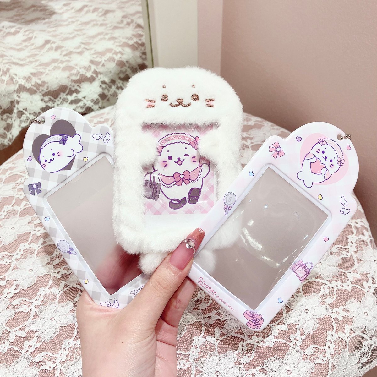 しろたん　ラファリー　コラボグッズ 🍼🩷しろたん×LAFARY🍼🩷／ 大人気キャラクターしろたんの コラボ商品