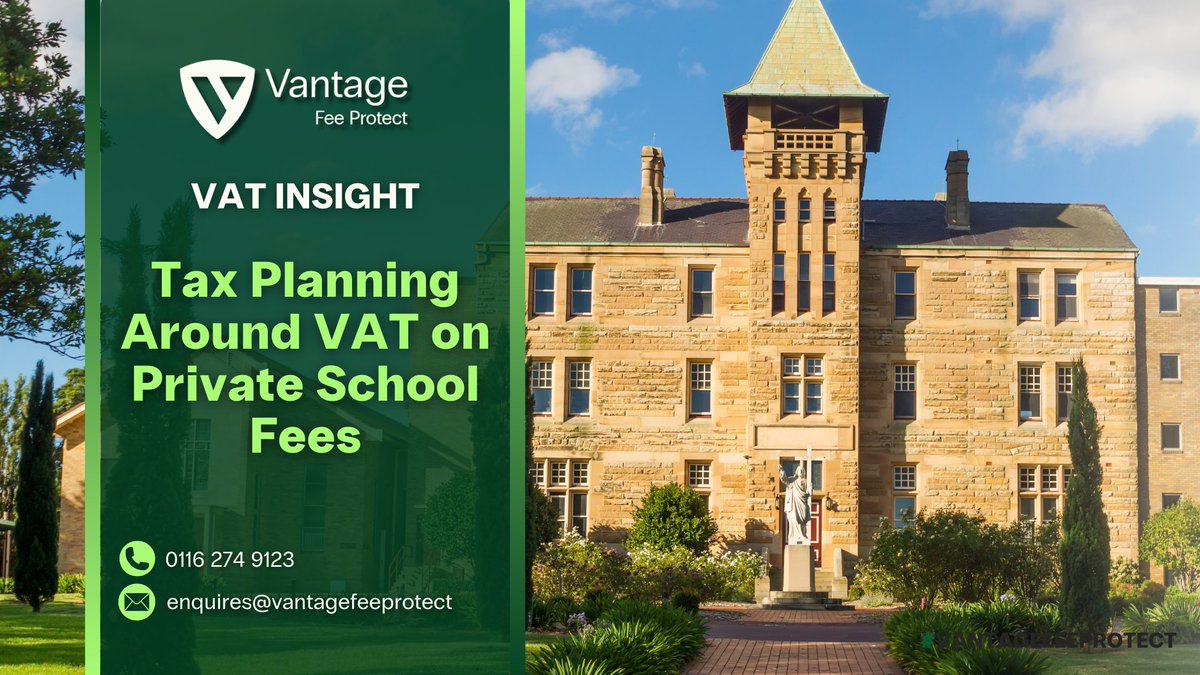 VAT on private school fees: What you need to know! Get expert tax planning insights to navigate these financial changes effectively. 📈👨‍🏫 #VantageFeeProtect #PrivateSchools #VATChanges 

Learn more here: ow.ly/5zKF50SBmmX