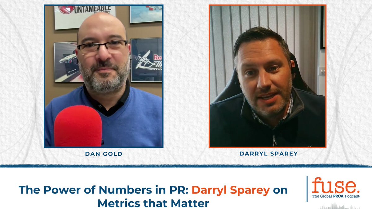 New Podcast Alert! 🎙️

In our latest episode, host <a href="/Dangoldmedia/">🟠 Dan Gold MPRCA 🟠</a> dives into the metrics that matter in PR with <a href="/darrylsparey/">Darryl Sparey 📈</a> of <a href="/HardNumbers/">Hard Numbers 📈</a>. 

Learn how to blend SEO, lead-gen tactics, and traditional PR successfully. 

YouTube: ow.ly/16L650SBTrf
🎙 ow.ly/TW3c50SC3rC