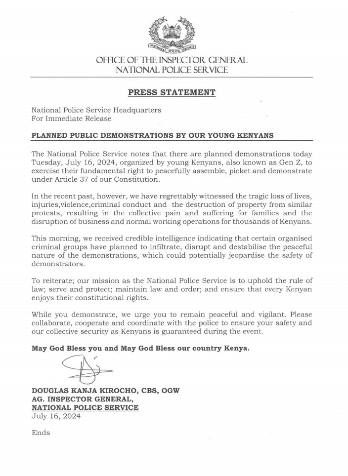 National Police Service-Kenya tweet media