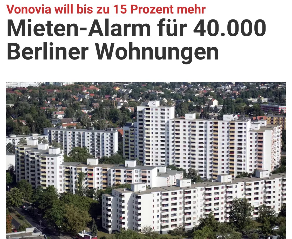 Vonovia erhöht die Mieten um 15, statt wie mit Senat vereinbart nur 11 Prozent. Das Wohnungsbündnis des Senats hat sich damit endgültig erledigt. Vonovia ist der letzte private Konzern im Bündnis. 

Statt Runde Tische mit Konzernen: Vergesellschaftung