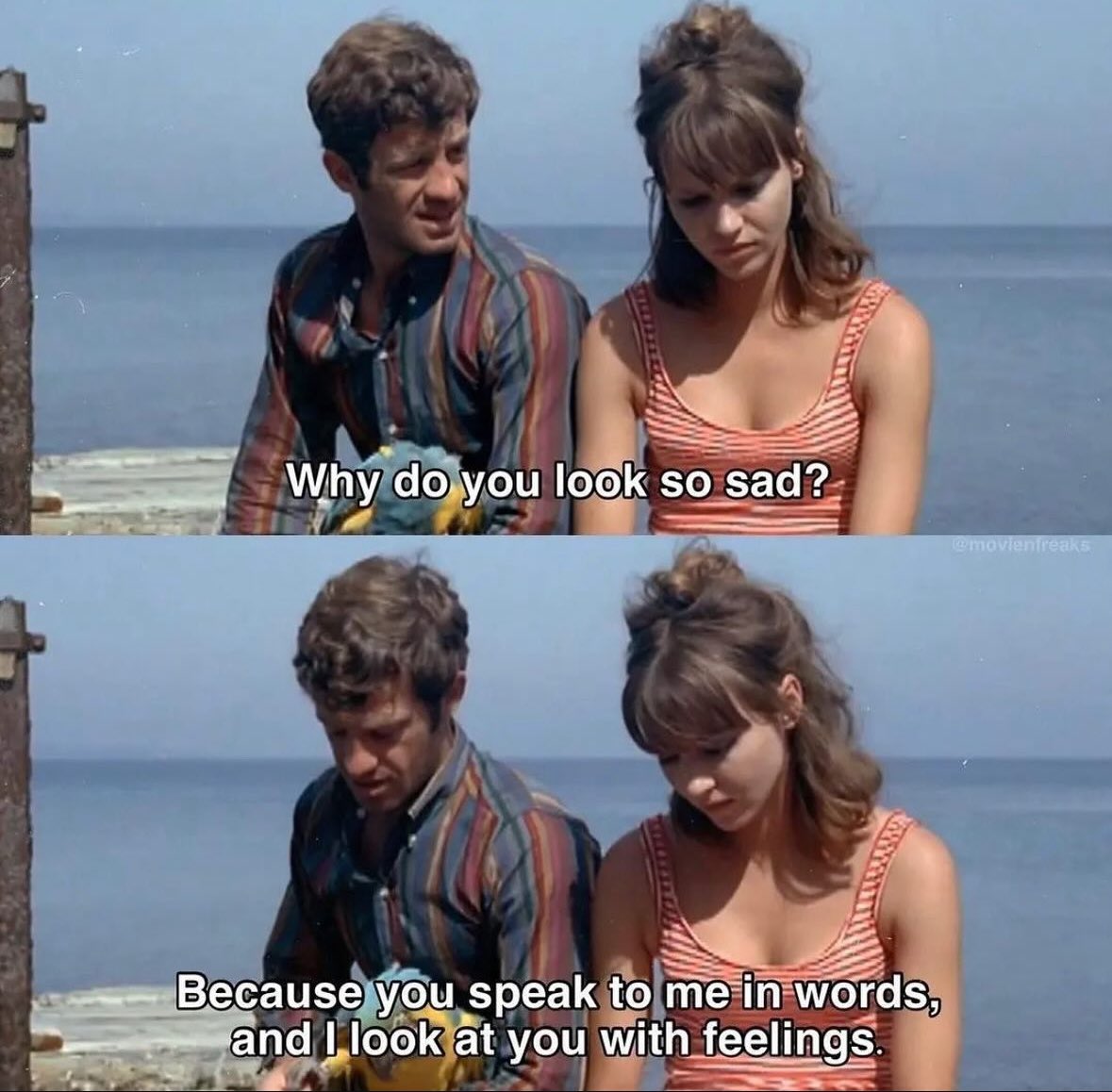 TheCinegogue's tweet photo. Pierrot le fou https://t.co/eYY8cljlI1