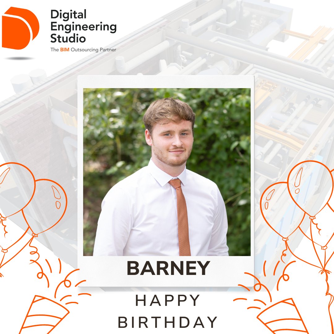 DIGENGSTUDIO's tweet photo. Today, Digital Engineering Studio would like to wish our BIM Coordinator, Barney Cotton, a big Happy Birthday!

We hope that you enjoy your special day. 🎉 https://t.co/4cwXQJQ1OV