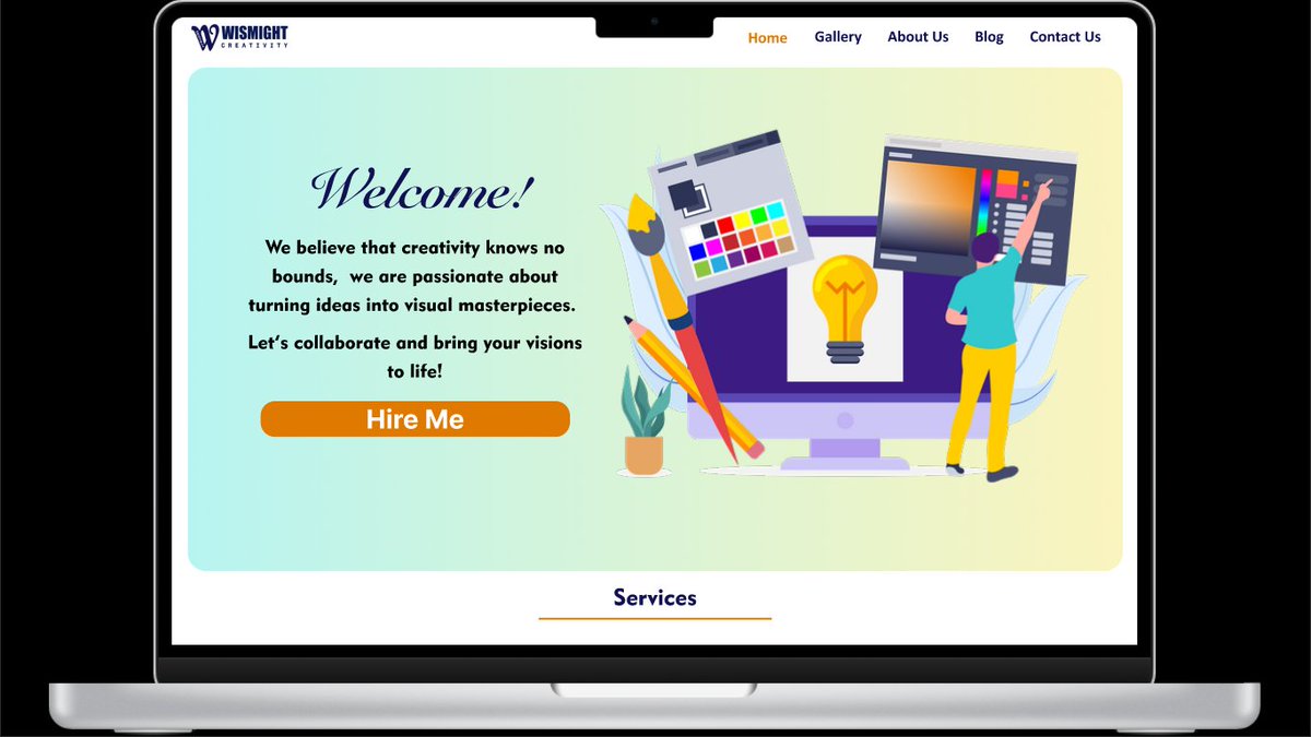 wismight's tweet image. Just like the day I viewed my first "Hello World" in the browser.
I'm so happy 😊 to design my first UI
Comments are welcome 🤗
#UI_Design #Wismight_Creativity