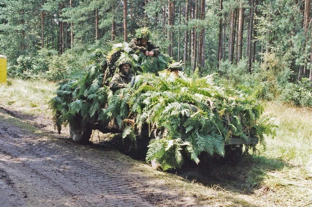 Camouflage and concealment is as important now as it was in the late 90s. The Regiments surrogate training platform shows just what a crew can do during battle prep.