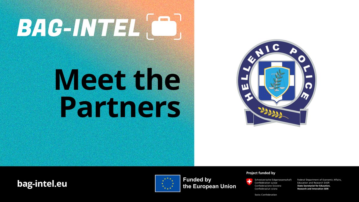 BAG-INTEL (@bagintel) on Twitter photo Today, we introduce another project partner - <a href="/hellenicpolice/">Ελληνική Αστυνομία</a>, which is represented by 7 police officers who support the project in multiple ways.
Check our website to learn more about the role of <a href="/hellenicpolice/">Ελληνική Αστυνομία</a> and other <a href="/BAGINTEL/">BAG-INTEL</a> consortium members👇
bag-intel.eu/consortium/ Today, we introduce another project partner - <a href="/hellenicpolice/">Ελληνική Αστυνομία</a>, which is represented by 7 police officers who support the project in multiple ways.
Check our website to learn more about the role of <a href="/hellenicpolice/">Ελληνική Αστυνομία</a> and other <a href="/BAGINTEL/">BAG-INTEL</a> consortium members👇
bag-intel.eu/consortium/