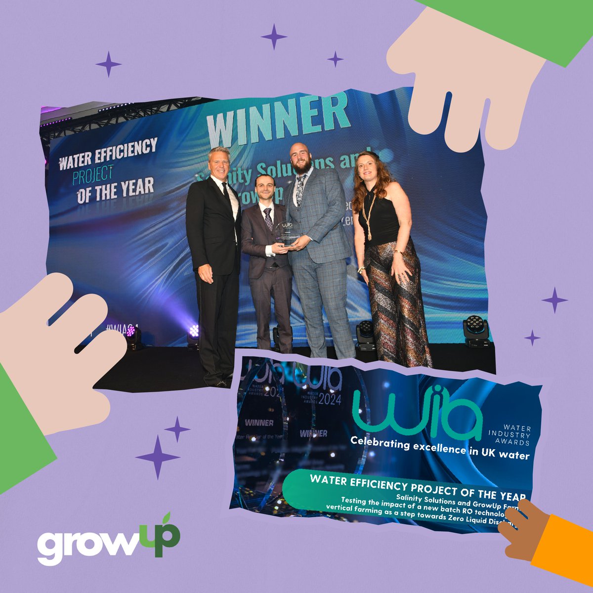 We’re making a splash! We're bursting with excitement to share that we've won Water Efficiency Project of the Year at the #WaterIndustryAwards, in collaboration with our amazing partners at Salinity Solutions! 🏆