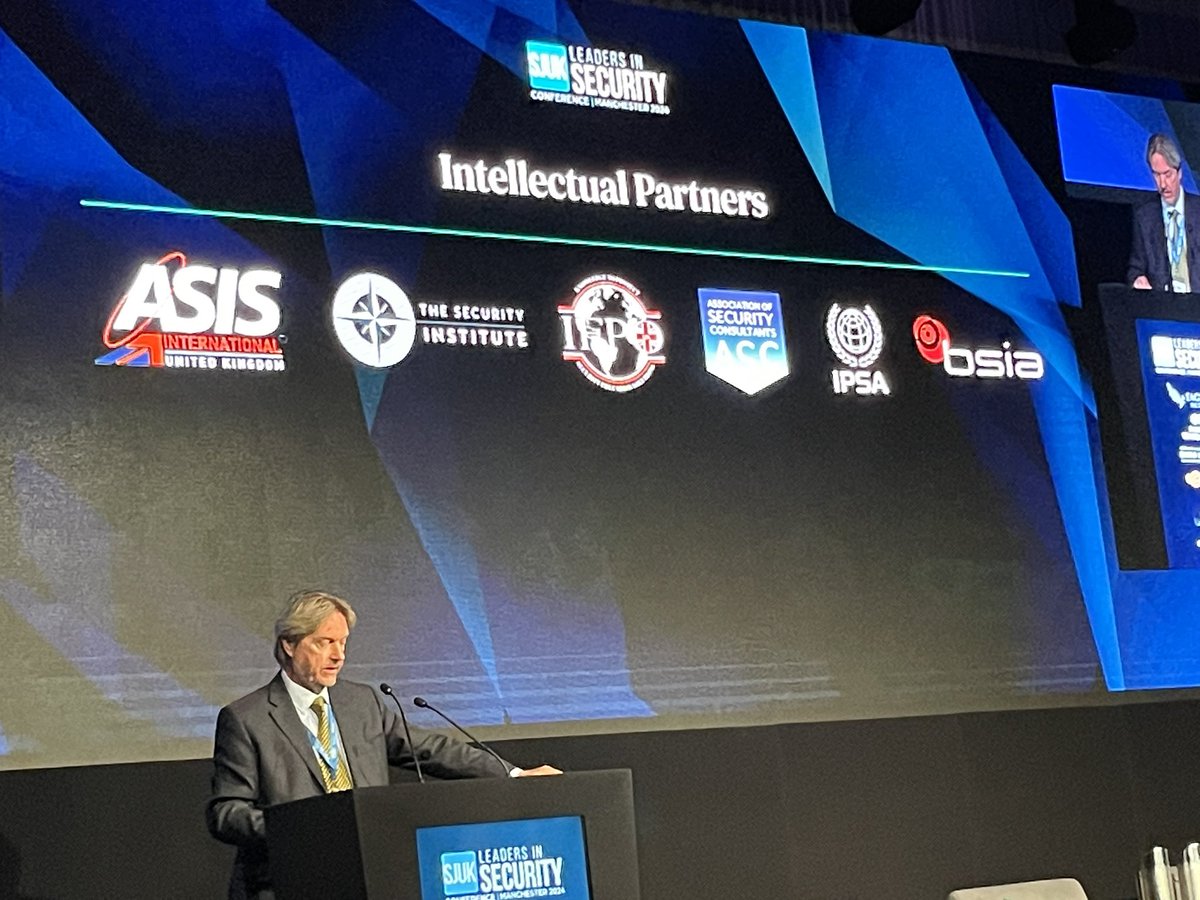 Great to be an Intellectual Partner at the <a href="/SecJournalUK/">Security Journal UK</a> Leaders in Security Conference <a href="/IFPONews/">IFPO</a>