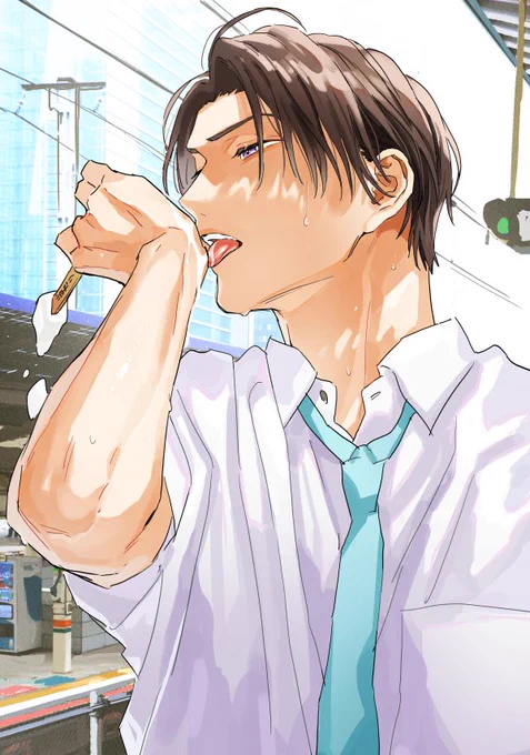 アイス #無防備な神崎さん