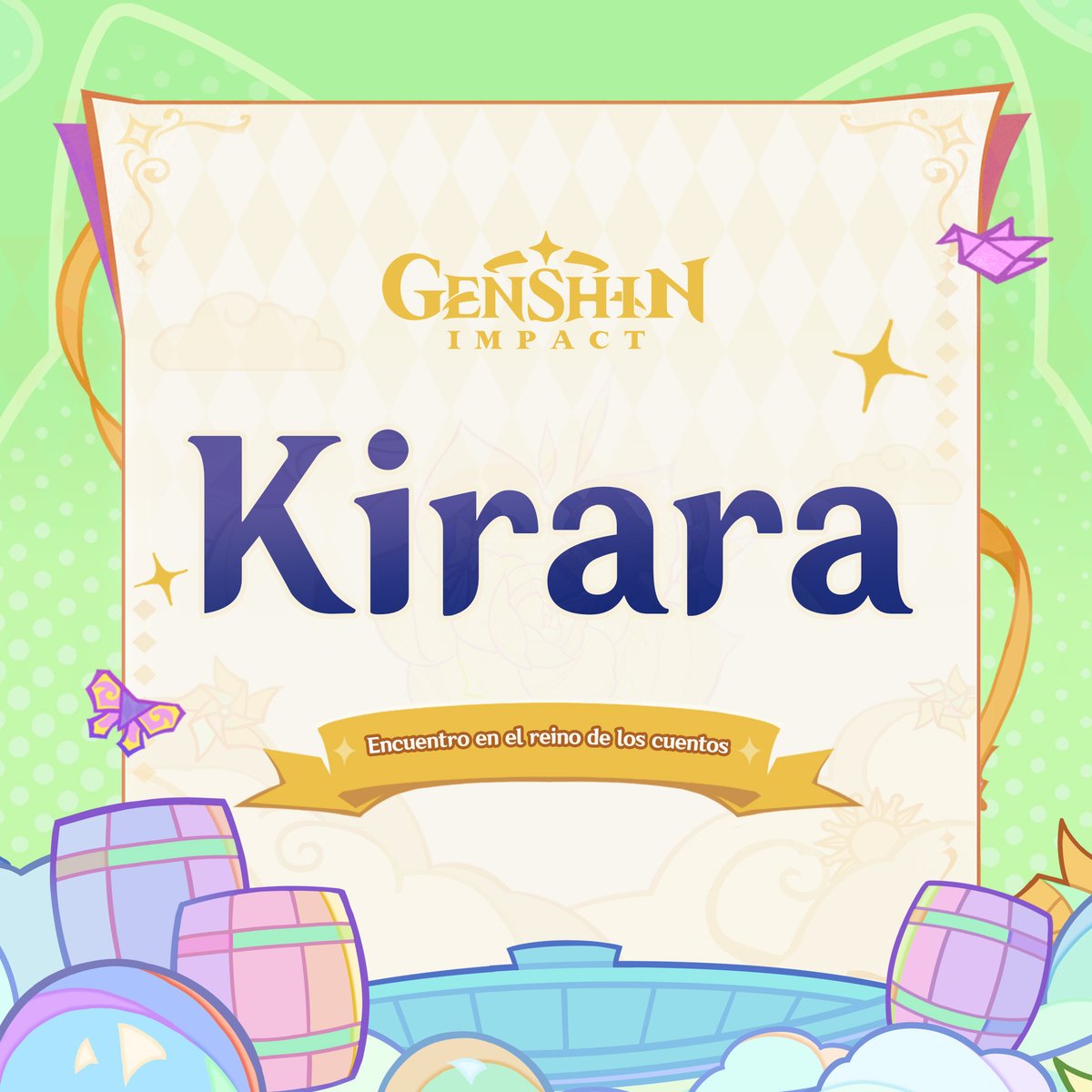genshinimpactes's tweet photo. Presiona la imagen de debajo y selecciona un personaje, después haz tu entrega con el hashtag #FairytaleKingdomEncounter y tu UID de Genshin Impact para tener la oportunidad de obtener Protogemas.

Detalles:
https://t.co/0Q7i6uIyXS

#GenshinImpact4ꓸ8