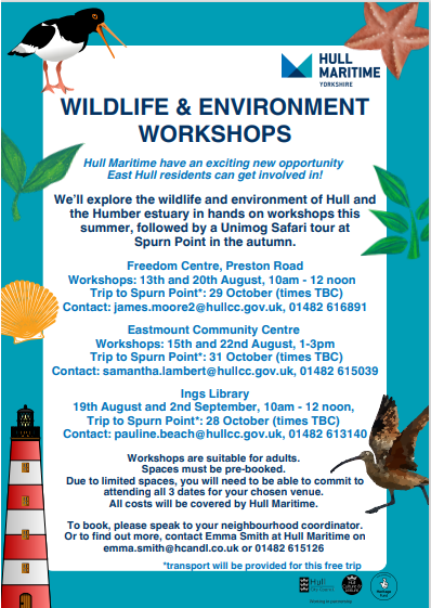 We are pleased to share with details of an exciting activity for adults this summer in partnership with
<a href="/HullMaritime/">Hull Maritime</a> <a href="/hull_libraries/">Hull Libraries</a> #IngsLibrary <a href="/freedomcentrehu/">The Freedom Centre</a> and #EastmountCentre check out the poster below for more information.