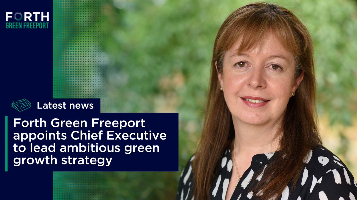 ForthGreenFP's tweet photo. Forth Green Freeport announces today that it has appointed Sarah Murray as the first Chief Executive of the public/private consortium.
Read more here: https://t.co/myrprA1fY6 🌍📰 https://t.co/9OKL6q1wWD