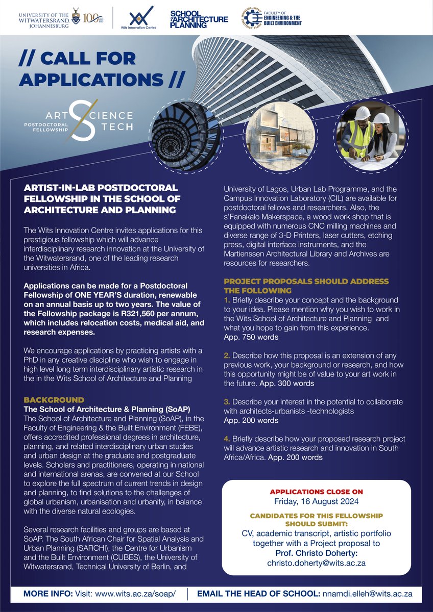 Wits School of Architecture and Planning tweet media