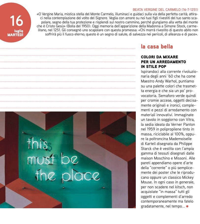 Ispiratevi agli anni '60 e alla cultura Pop se amate il colore, anche in casa: ecco gli abbinamenti ideali, su #Adesso2024