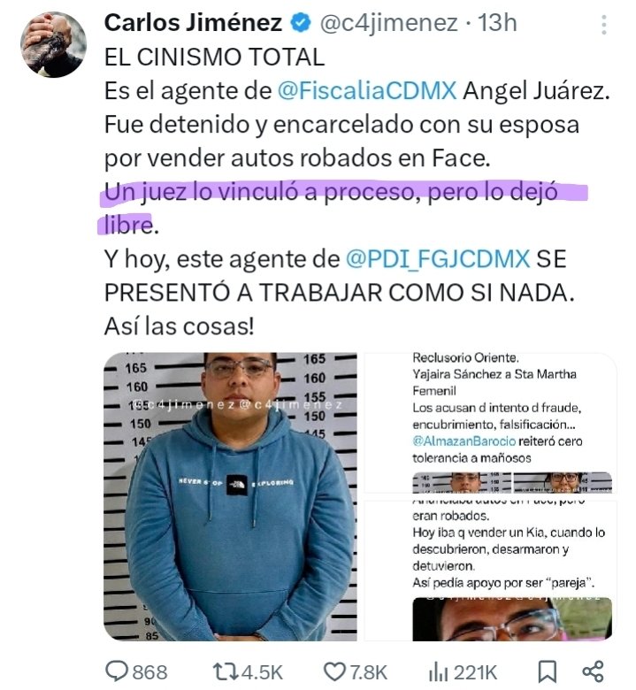 Jime2002_'s tweet image. Y luego los pndejos dicen que no se necesita una reforma judicial. A primera hora de que tomen protesta los nuevos legisladores, que sea lo primero a tratar.