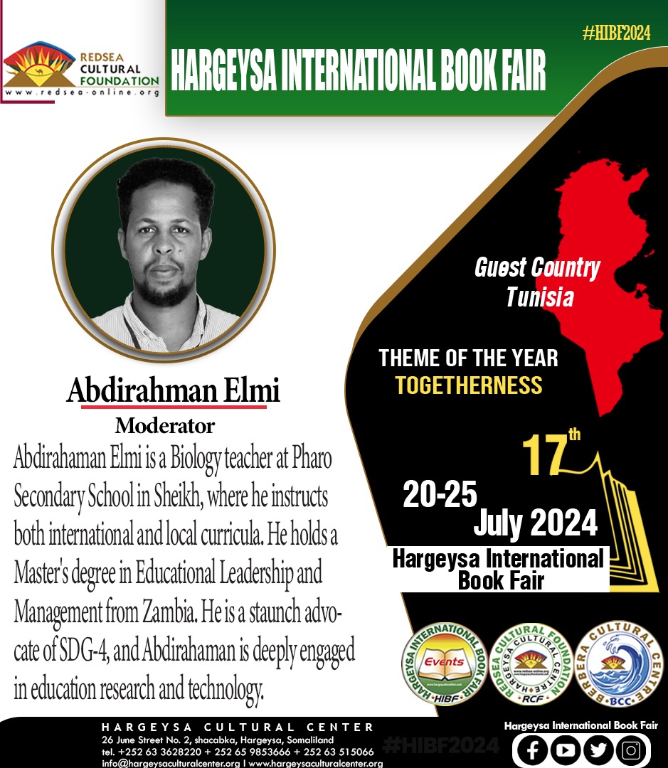Introducing our #HIBF2024 Moderators!! Ahmed Omer and Abdirahman Elmi. #HIBF2024 #somaliland #moderators #togetherness #hargeysa