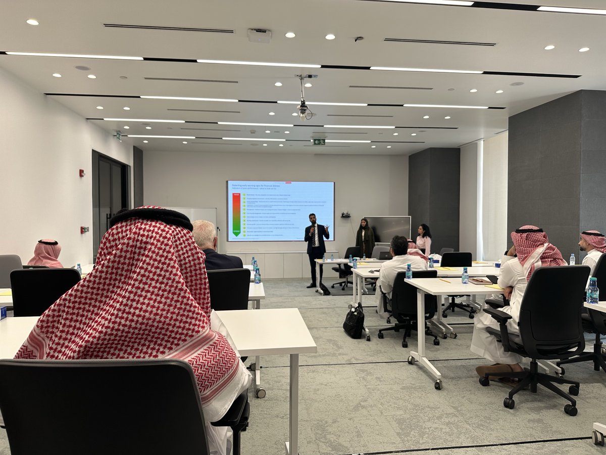 DeloitteKSA's tweet image. In collaboration with SIDF , our industry leaders taught attendees how to detect signs of distress and mitigate risks in the informative "Detecting Early Signs of Financial Distress and Saudi Bankruptcy Procedures" session. We look forward to future events with #SIDF. #Bankruptcy