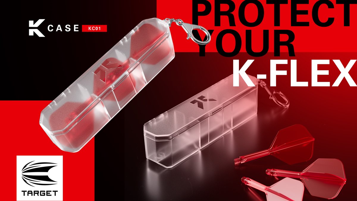 TargetDarts's tweet photo. Keep them close, keep them secure with the Target K-Flex Case!
Attach it to your case and keep a spare set of your flights on hand, different length, different shape, it's up to you!
Get yours: https://t.co/uF2yUvsxcS
#TeamTarget #JulyDrop24 https://t.co/FIOCjWNykn