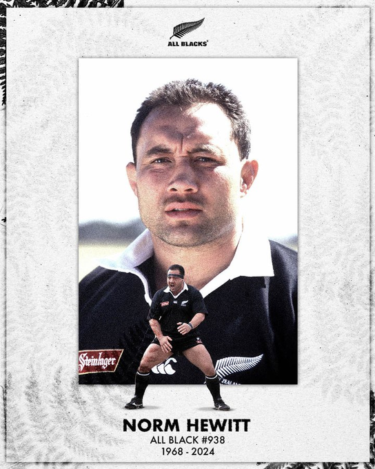 Sad news to hear of Norm Hewitt passing with MND.  Always enjoyed hearing the story behind his stand off with my old boss Richard Cockerill, but also reading what a good man he was. 

Thoughts are with Norm's family and friends. ❤️🙏