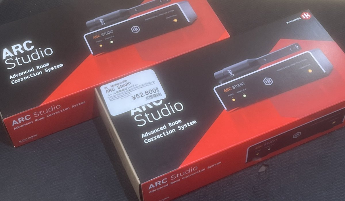 shima_kichijoji's tweet photo. 【デジタル特集】
音響補正は当たり前?
「IK multimedia ARC STUDIO」が入荷しました。
IK multimediaのみならず、あらゆるスタジオやスピーカーにて使用可能。
詳細↓
https://t.co/tH2KK0jXw4
#ARCSTUDIO #IKmultimedia https://t.co/ss42Pz5kfq