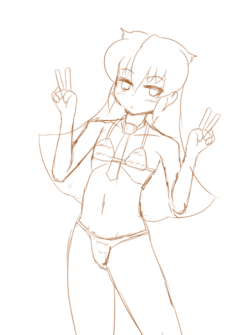 WIP
ネクタイビキニスタイルうちの子ウィンディ 