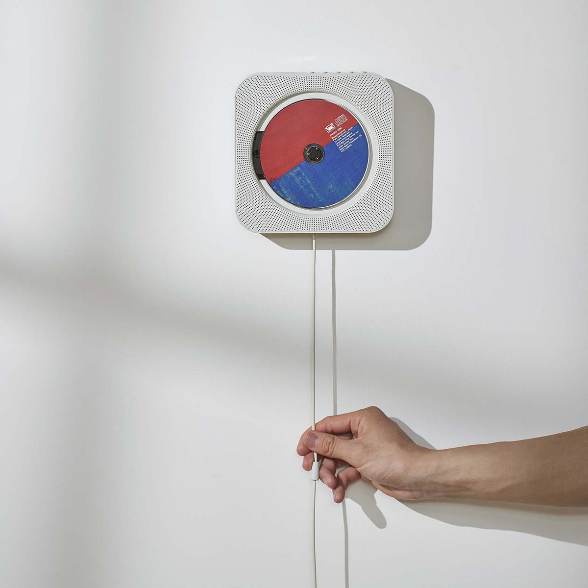 ラジオ スピーカー ＣＤプレーヤー 壁掛式 動作確認OK 【新品同様】無印良品