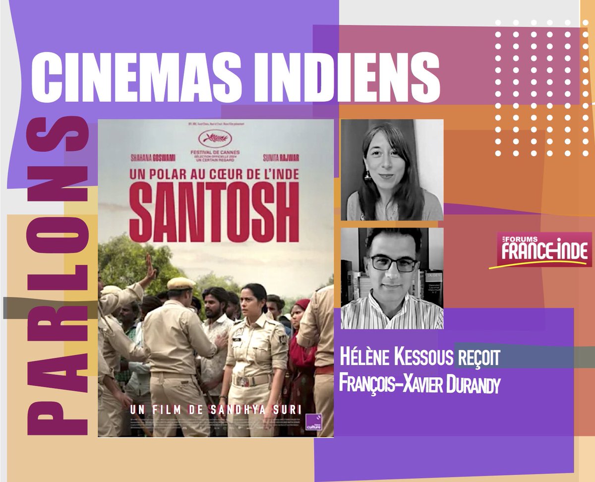 LES FORUMS FRANCE INDE (@forumfranceinde) on Twitter photo Cinéma indien : pour la sortie de Santosh sélection officielle au <a href="/Festival_Cannes/">Festival de Cannes</a> . Hélène Kessous reçoit François-Xavier Durandy traducteur/sous titreur du film. Un must pour les cinéphiles.
retrouvez l’entretien sur les lesforumsfranceinde.fr
<a href="/Festival_Cannes/">Festival de Cannes</a> <a href="/fxdurandy/">François-Xavier Durandy</a> Cinéma indien : pour la sortie de Santosh sélection officielle au <a href="/Festival_Cannes/">Festival de Cannes</a> . Hélène Kessous reçoit François-Xavier Durandy traducteur/sous titreur du film. Un must pour les cinéphiles.
retrouvez l’entretien sur les lesforumsfranceinde.fr
<a href="/Festival_Cannes/">Festival de Cannes</a> <a href="/fxdurandy/">François-Xavier Durandy</a>