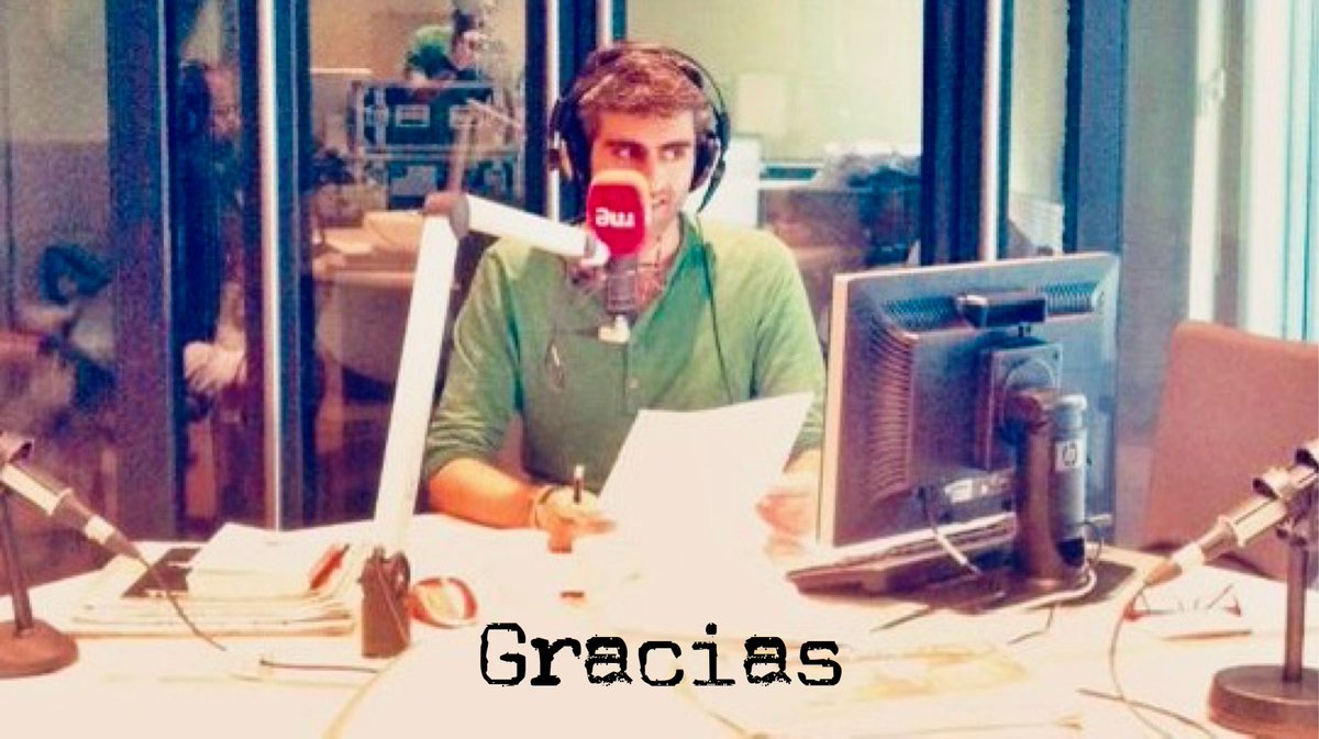 🎙️A mi pesar, el jueves es mi último programa en Radio 1. Muchos años en los que he disfrutado de lo mejor de esta oficio: aprender cada día de personas extraordinarias. Gracias al equipo y los colaboradores, que son familia, y a los oyentes. Gracias por tanto y por todo.♥️