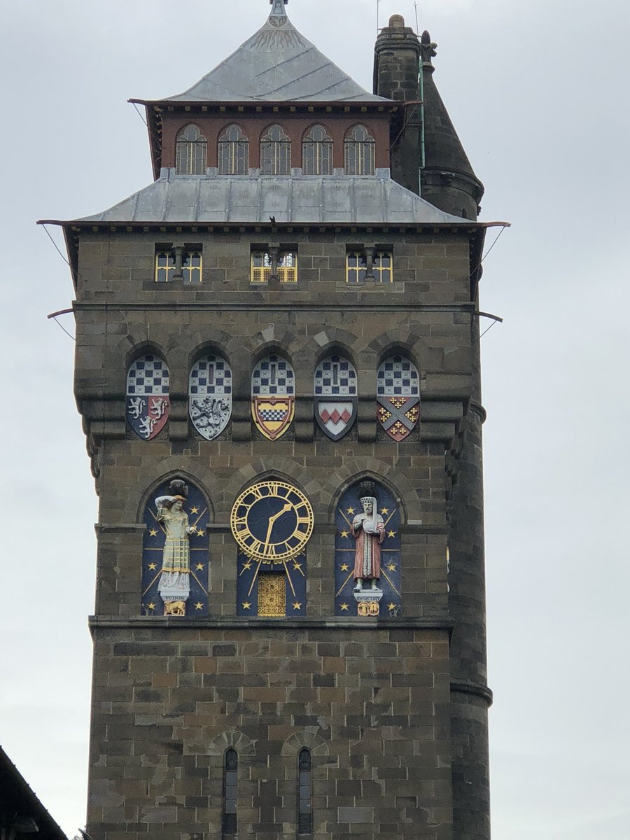 jacesp's tweet photo. @YalePevsner @VictorianWeb Clock Tower, Cardiff Castle Wales https://t.co/fCJ8i7Pq0f