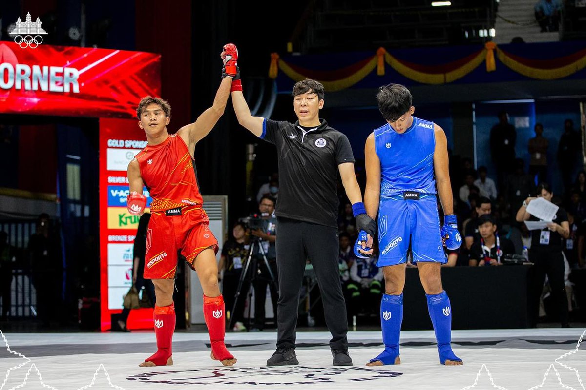 SportsKH_'s tweet photo. ម៉ឺន មេឃា- ឈ្នះហើយបងប្អូនថ្ងៃនេះឈ្នះ2ប្រកួត
សុំកម្លា��ងចិត្តម្នាក់មួយមកបងប្អូន🥰🙏

#SportsKH https://t.co/AifFElfn1a