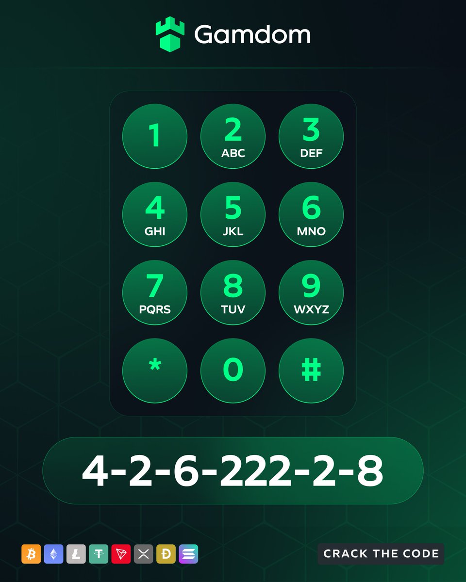 Crack the code! 🕵️‍♂️

Can you guess the game by pressing the numbers in order? 🤔🔢 

Reply with your guess and don't forget to include your userID &amp; RT  for a chance to win free spins! 🎰

Good luck!🍀