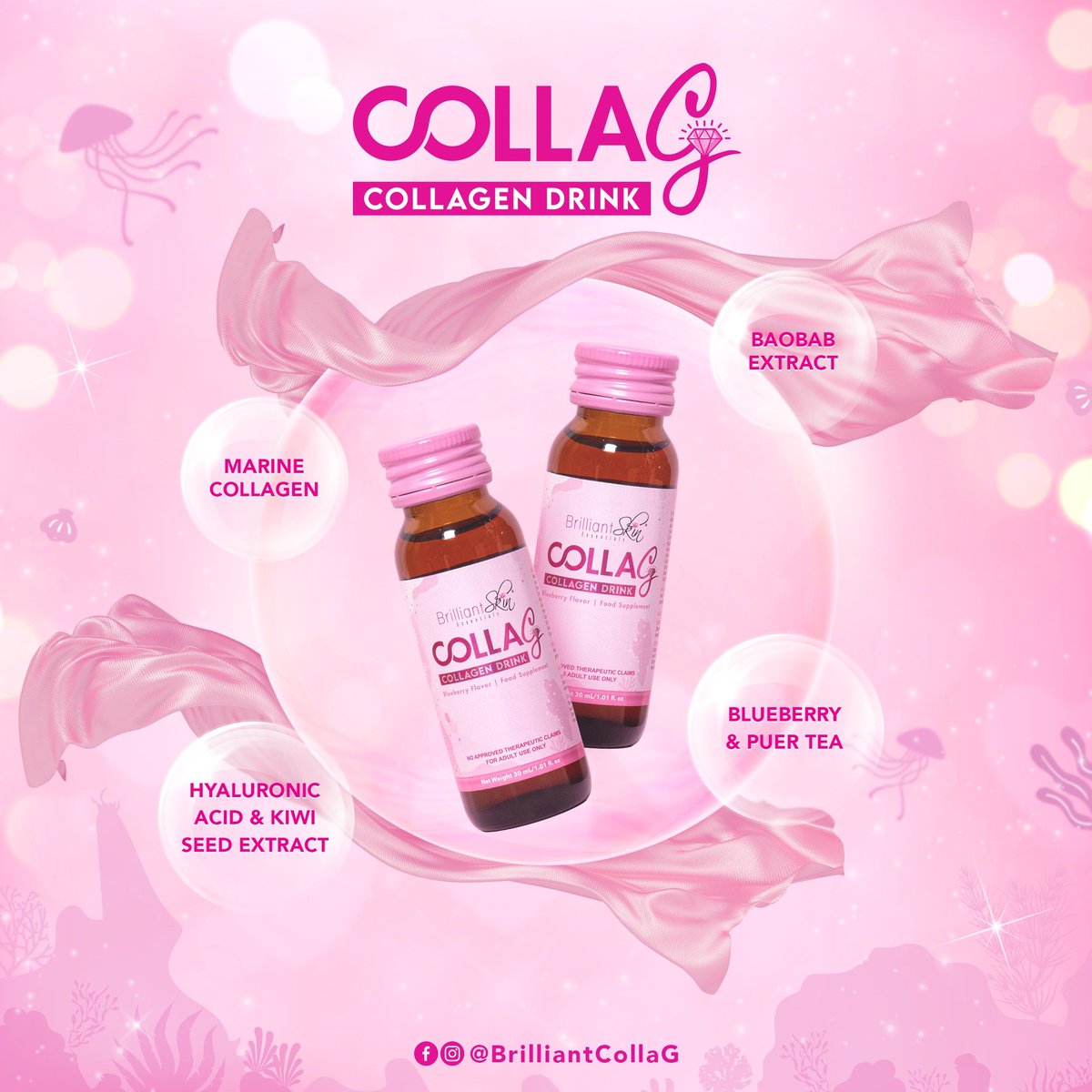 Shining from the inside out with the help of Colla G Collagen Drink, made from natural ingredients that will make you achieve timeless beauty. 🥰

#CollaG ✨
#BrilliantSkinEssentials 💎