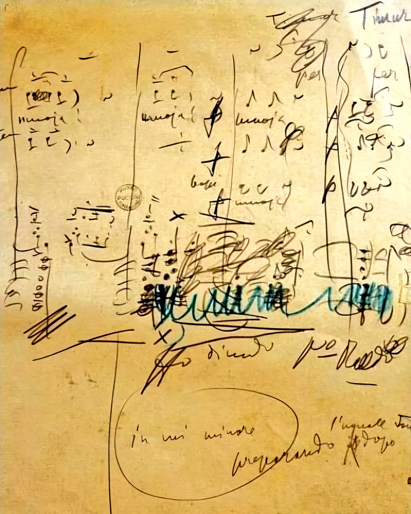 ConrothN's tweet photo. Handwritten notes for "Turandot", 1924, by #GiacomoPuccini (1858-1924). #TorreDelLagoPuccini, #MuseoVillaPuccini ๐ฎ๐น๐ถ
(Photo by DeAgostini/Getty Images)
#opera #operacomposer https://t.co/y69obRxgEC