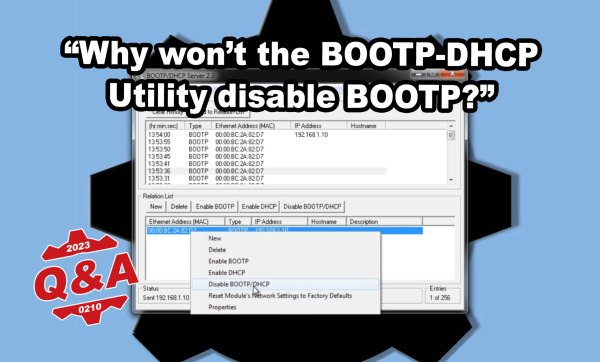 InsightsInAutom's tweet image. #CompactLogix TAB Tip 22: We discuss why the BOOTP-DHCP Utility may not disable BOOTP in this episode of #AutomationQA -&amp;gt; theautomationblog.com/bootp-dhcp-uti…

#Automation #RockwellAutomation #TheAutomationBlog